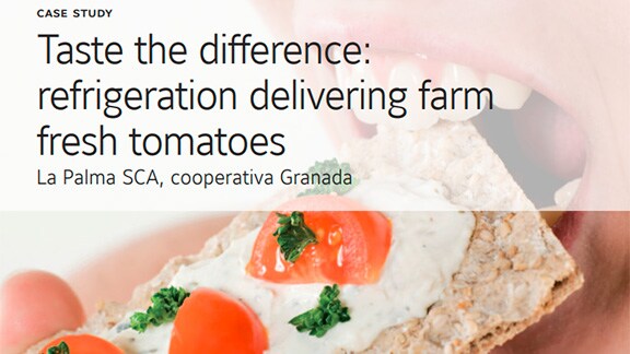 Banner of tomato refrigeration case study