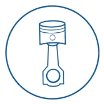 Icon depicting an alternative compressor